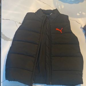 Boys puma puffer vest